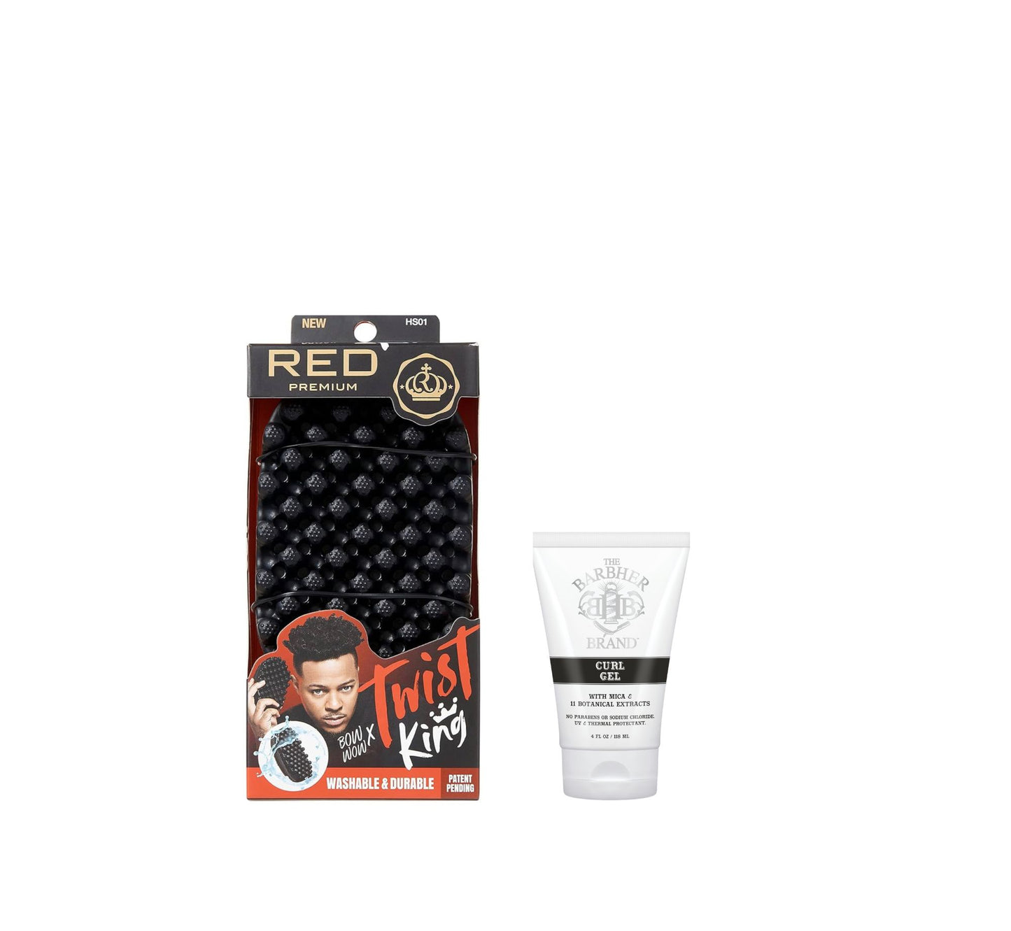 Curl Sponge & Curl Gel Combo - The Barbher Brand